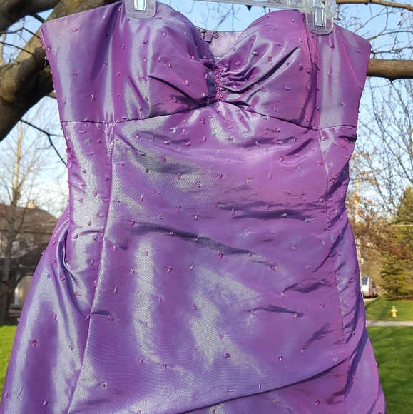 Beautiful Strapless Prom Dress - Picture 2 of 4